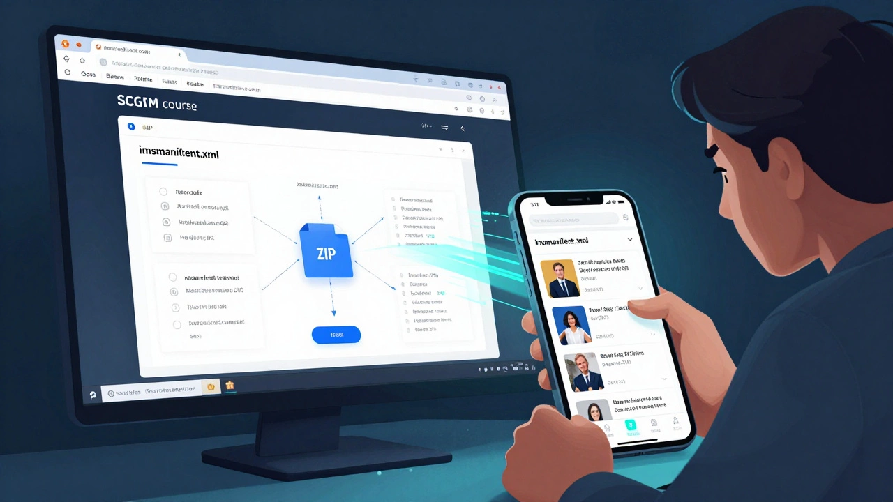 What does SCORM mean in e-learning platforms?