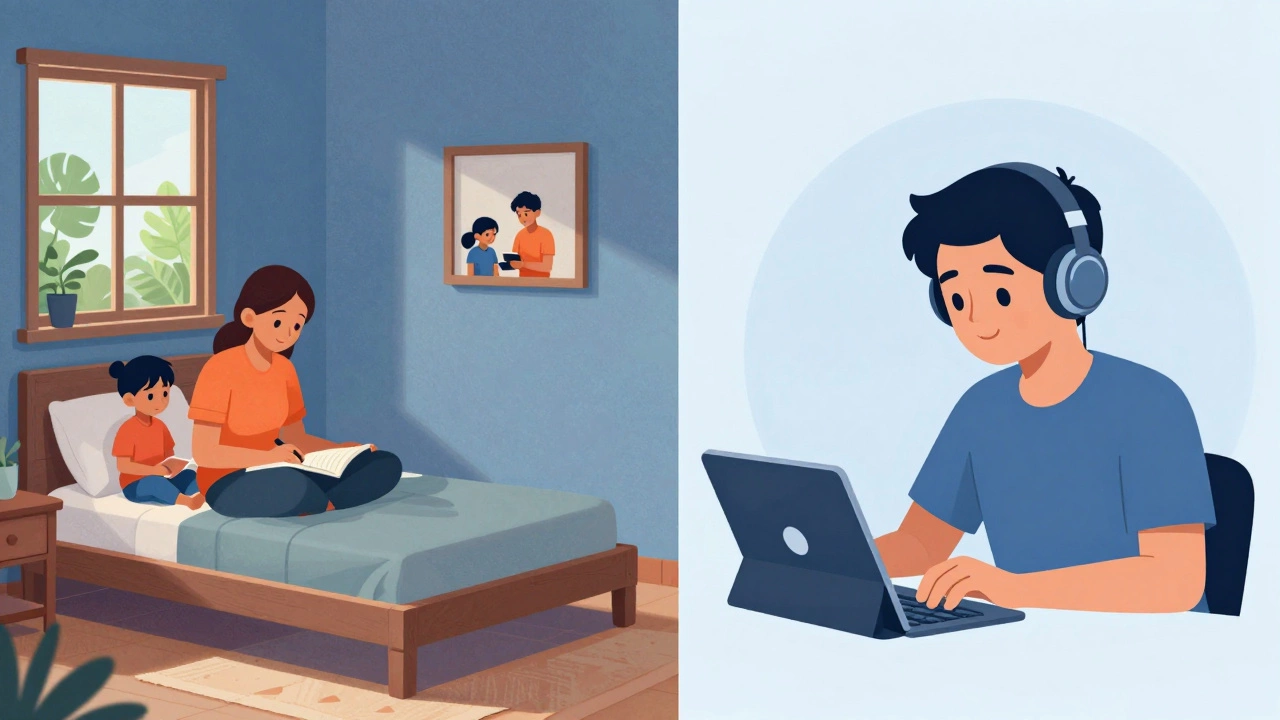 Comparison of home study vs online coaching